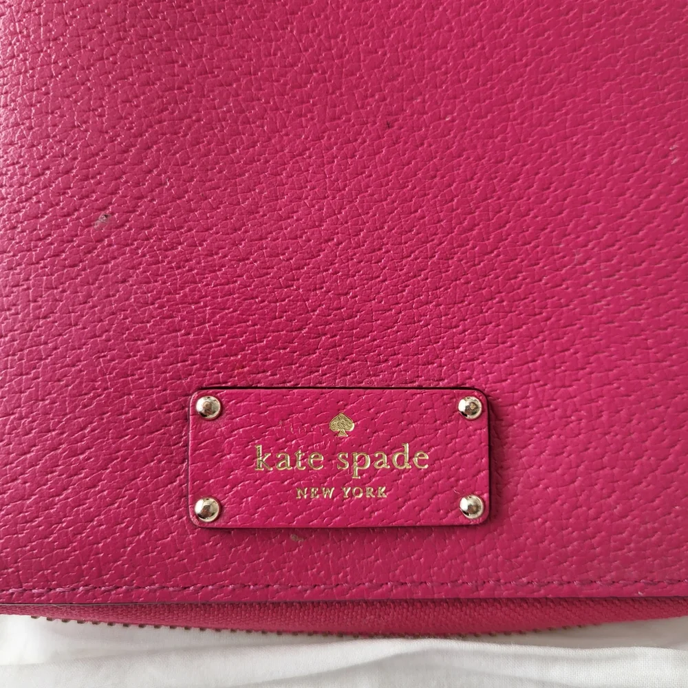 Kate Spade 2017 Wellesley Pink Leather Planner/Agenda, Nearly Vintage